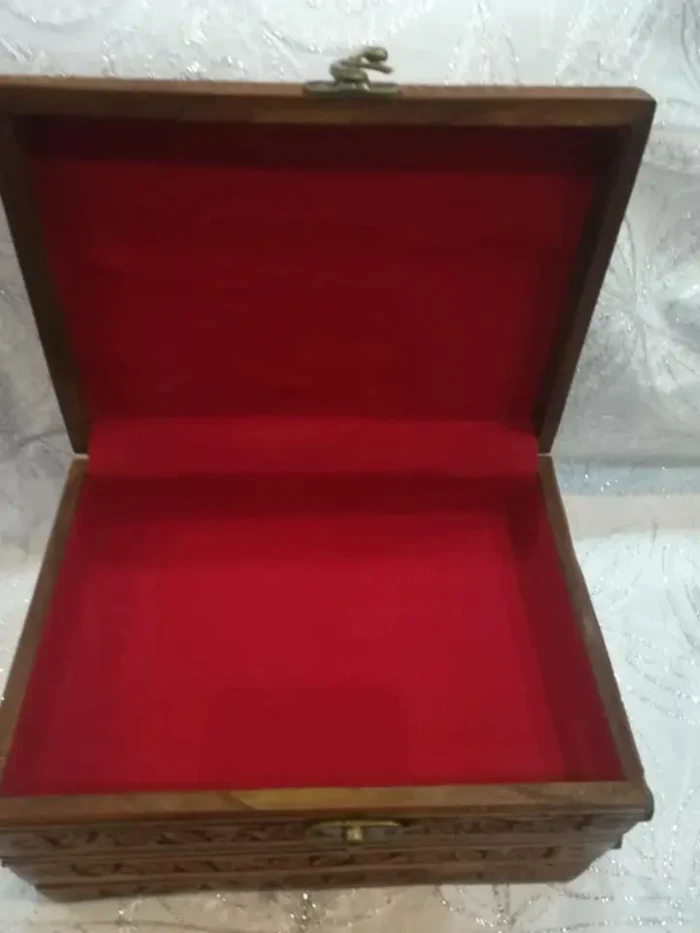 Wooden Jewelry Box | Antique Hand Made